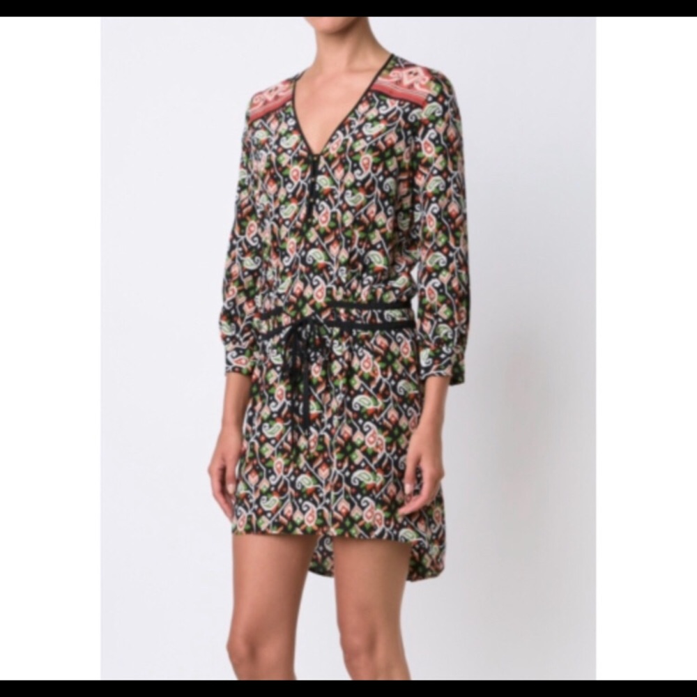 Veronica Beard Venice Paisley V neck Dress 👗